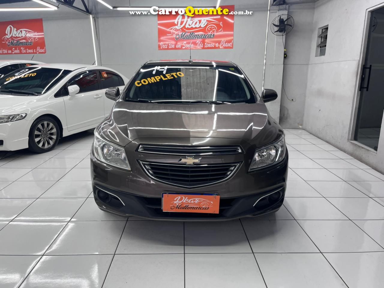 CHEVROLET   ONIX 1.0MT LT   CINZA 2014 1.0 FLEX - Loja