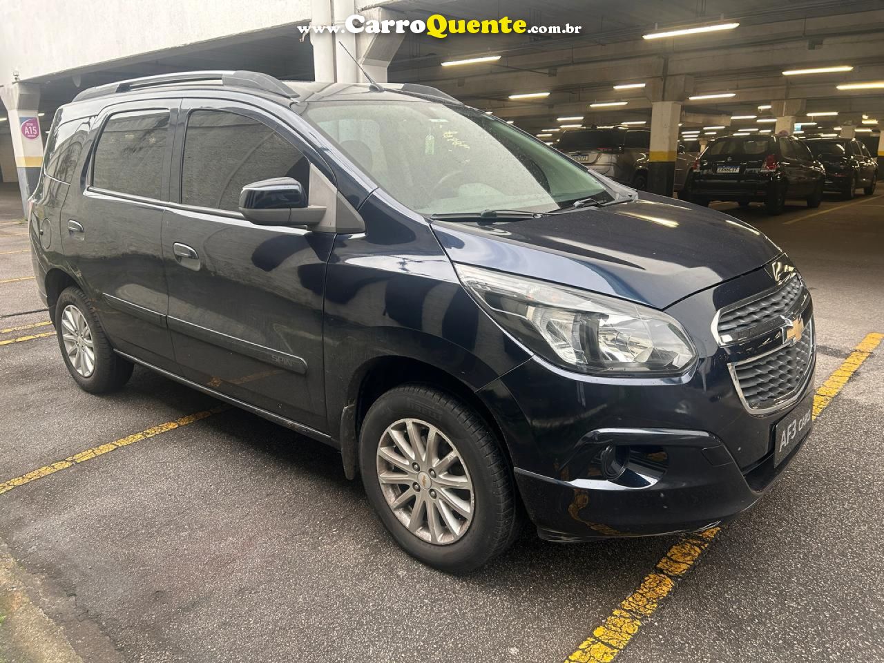 CHEVROLET   SPIN LT 1.8 8V ECONO.FLEX 5P AUT.   AZUL 2016 1.8 FLEX - Loja