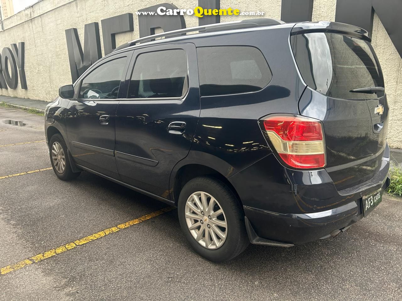 CHEVROLET   SPIN LT 1.8 8V ECONO.FLEX 5P AUT.   AZUL 2016 1.8 FLEX - Loja