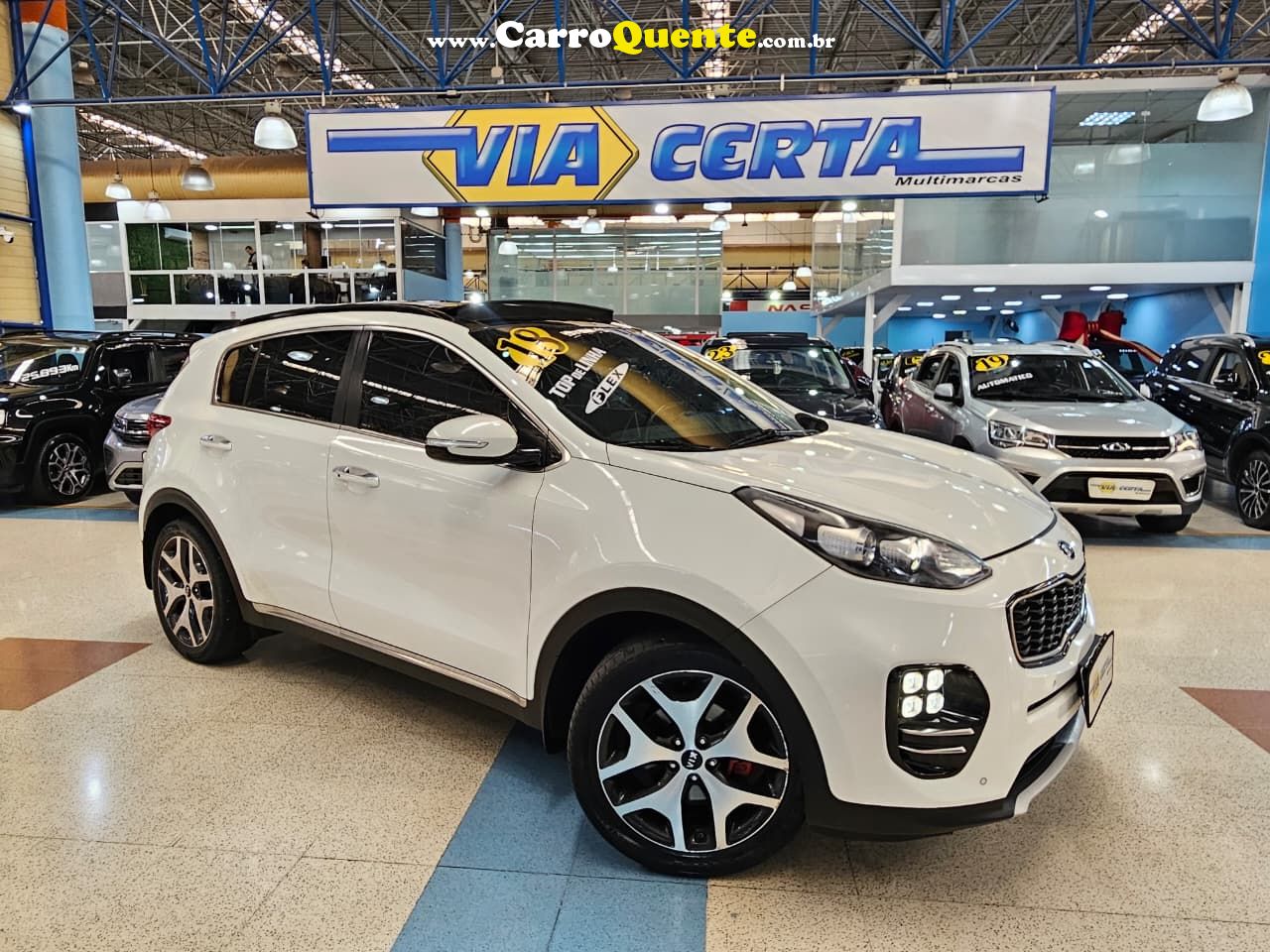 KIA SPORTAGE 2.0 EX FLEX * C/ TETO SOLAR * 2018 - Loja