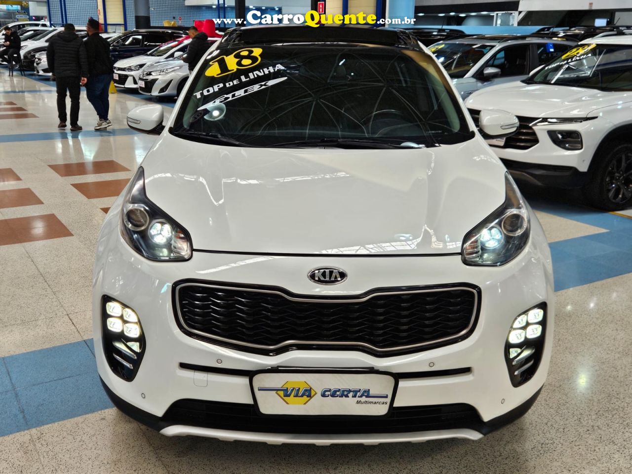 KIA SPORTAGE 2.0 EX FLEX * C/ TETO SOLAR * 2018 - Loja