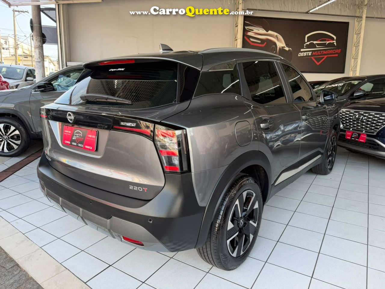 NISSAN   KICKS EXCLUSIVE 1.6 16V FLEX AUT.   CINZA 2026 1.6 FLEX - Loja