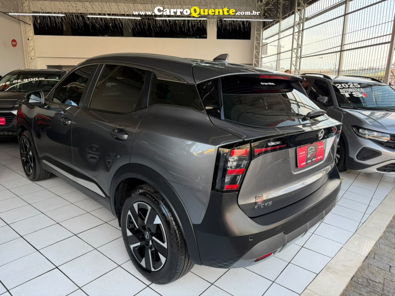 NISSAN   KICKS EXCLUSIVE 1.6 16V FLEX AUT.   CINZA 2026 1.6 FLEX - Loja