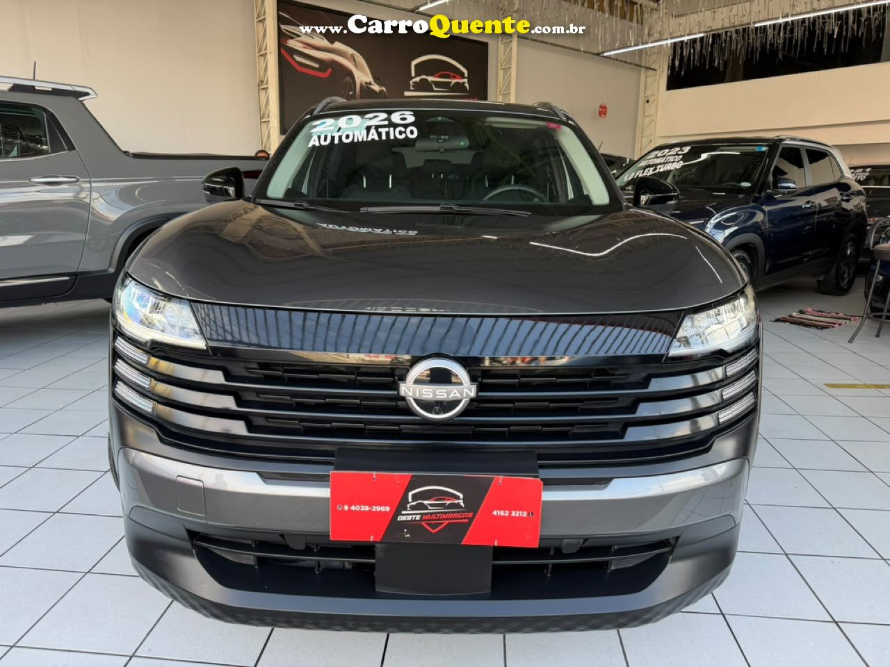NISSAN   KICKS EXCLUSIVE 1.6 16V FLEX AUT.   CINZA 2026 1.6 FLEX - Loja