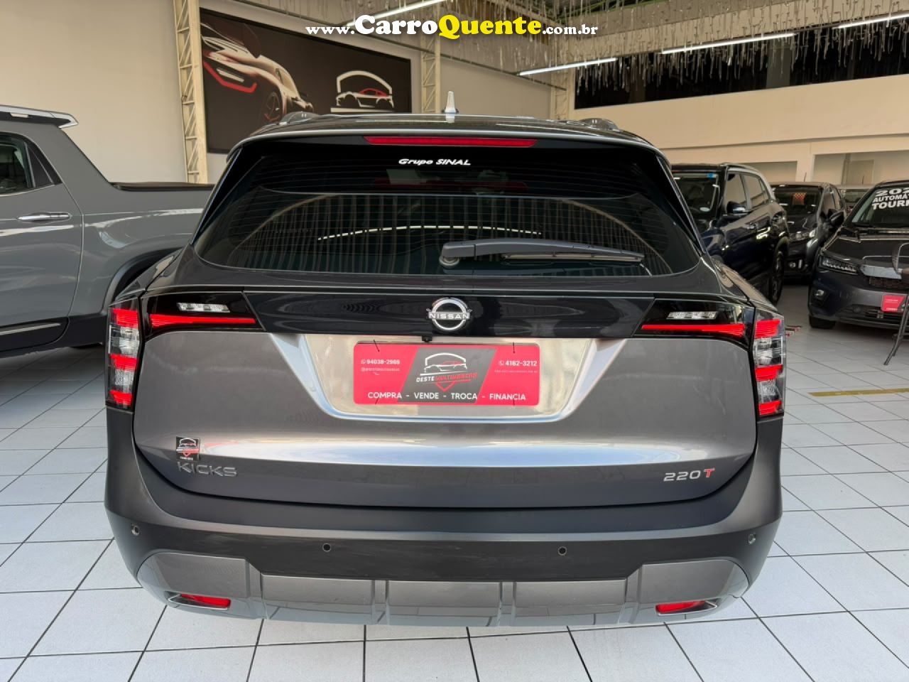 NISSAN   KICKS EXCLUSIVE 1.6 16V FLEX AUT.   CINZA 2026 1.6 FLEX - Loja
