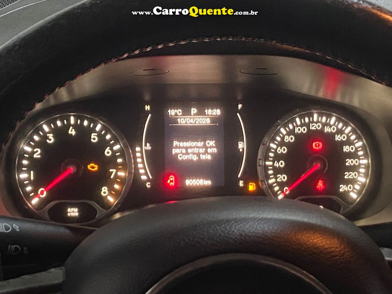JEEP   RENEGADE LONGITUDE 1.8 4X2 FLEX 16V AUT.   BRANCO 2016 1.8 FLEX - Loja