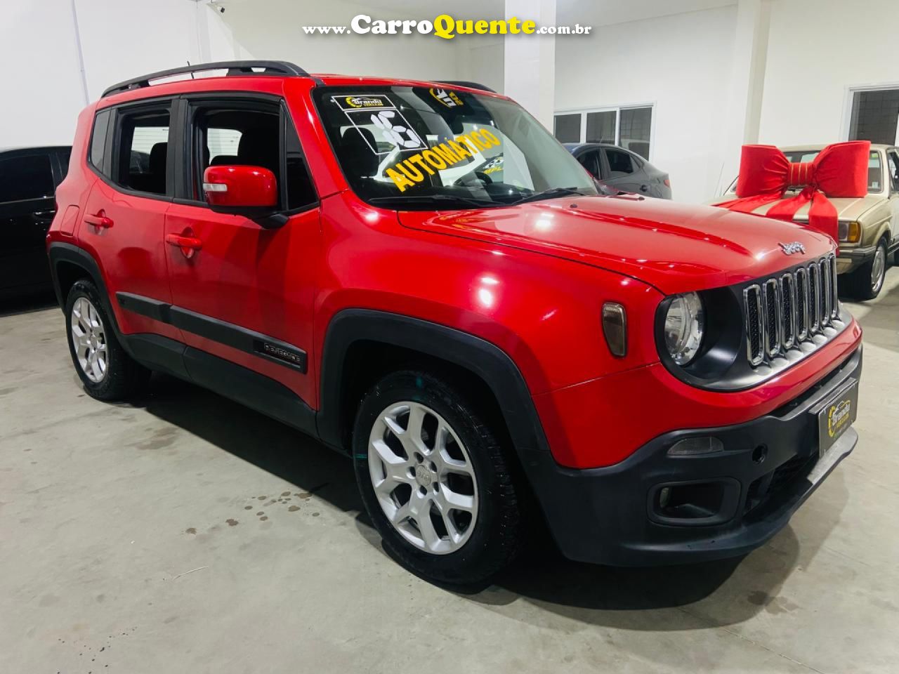 JEEP   RENEGADE LONGITUDE 1.8 4X2 FLEX 16V AUT.   BRANCO 2016 1.8 FLEX - Loja