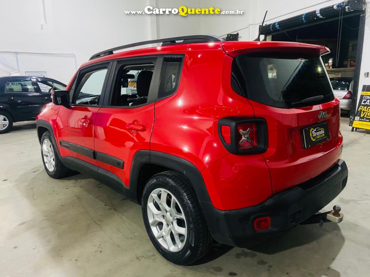 JEEP   RENEGADE LONGITUDE 1.8 4X2 FLEX 16V AUT.   BRANCO 2016 1.8 FLEX - Loja