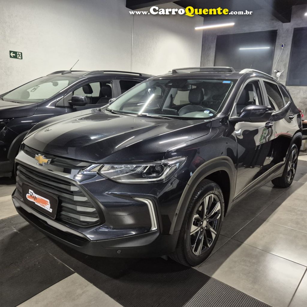 CHEVROLET   TRACKER PREMIER 1.2 TURBO 12V FLEX AUT.   CINZA 2024 1.2 FLEX - Loja