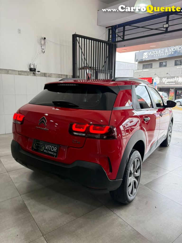 CITROËN   C4 CACTUS LIVE 1.6 16V FLEX AUT.   VERMELHO 2021 1.6 FLEX - Loja