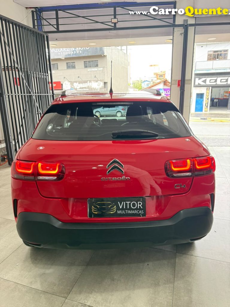 CITROËN   C4 CACTUS LIVE 1.6 16V FLEX AUT.   VERMELHO 2021 1.6 FLEX - Loja