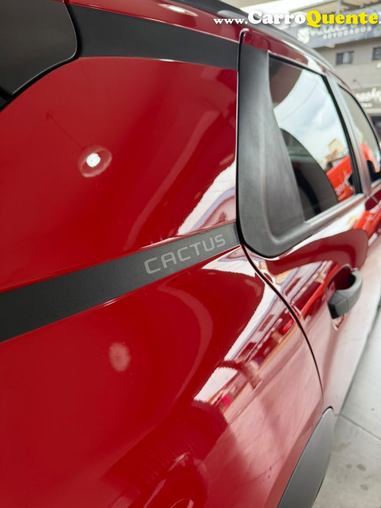CITROËN   C4 CACTUS LIVE 1.6 16V FLEX AUT.   VERMELHO 2021 1.6 FLEX - Loja