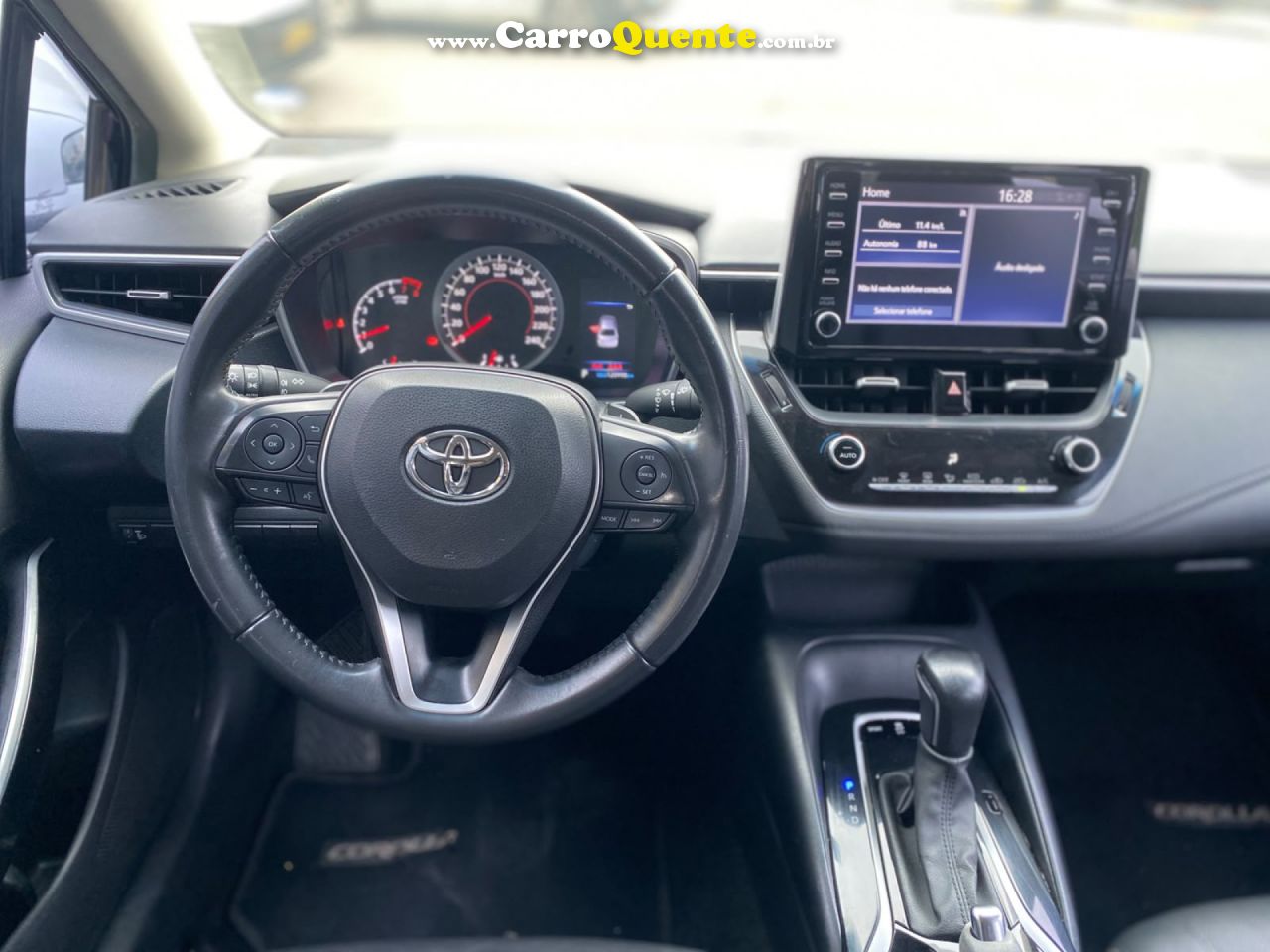 TOYOTA   COROLLA XEI 2.0 FLEX 16V AUT.   PRETO 2022 2.0 FLEX - Loja
