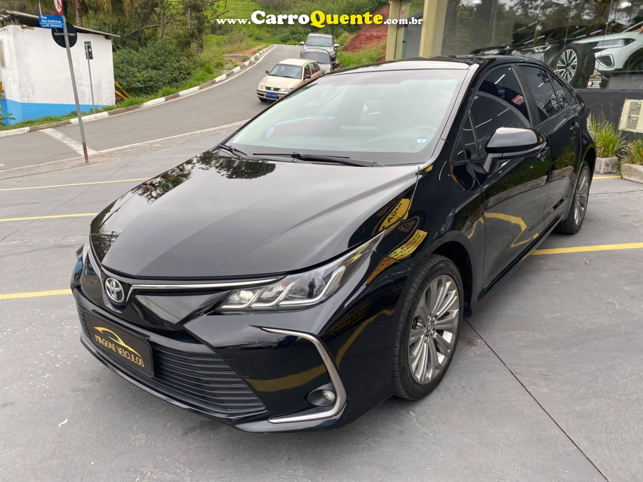 TOYOTA   COROLLA XEI 2.0 FLEX 16V AUT.   PRETO 2022 2.0 FLEX - Loja