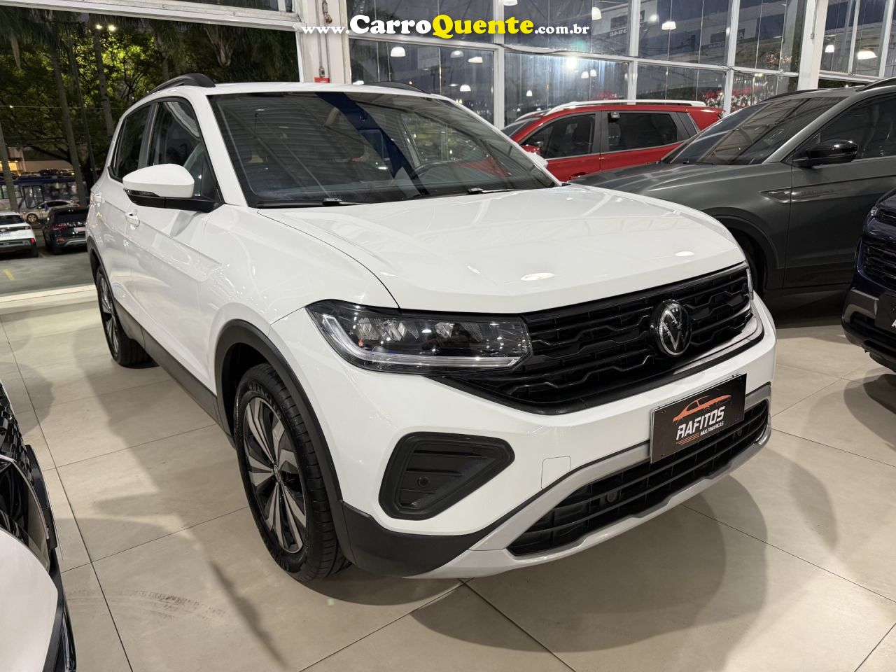 VOLKSWAGEN   T-CROSS 1.0 TSI FLEX 12V 5P AUT.   BRANCO 2025 1.0 FLEX - Loja