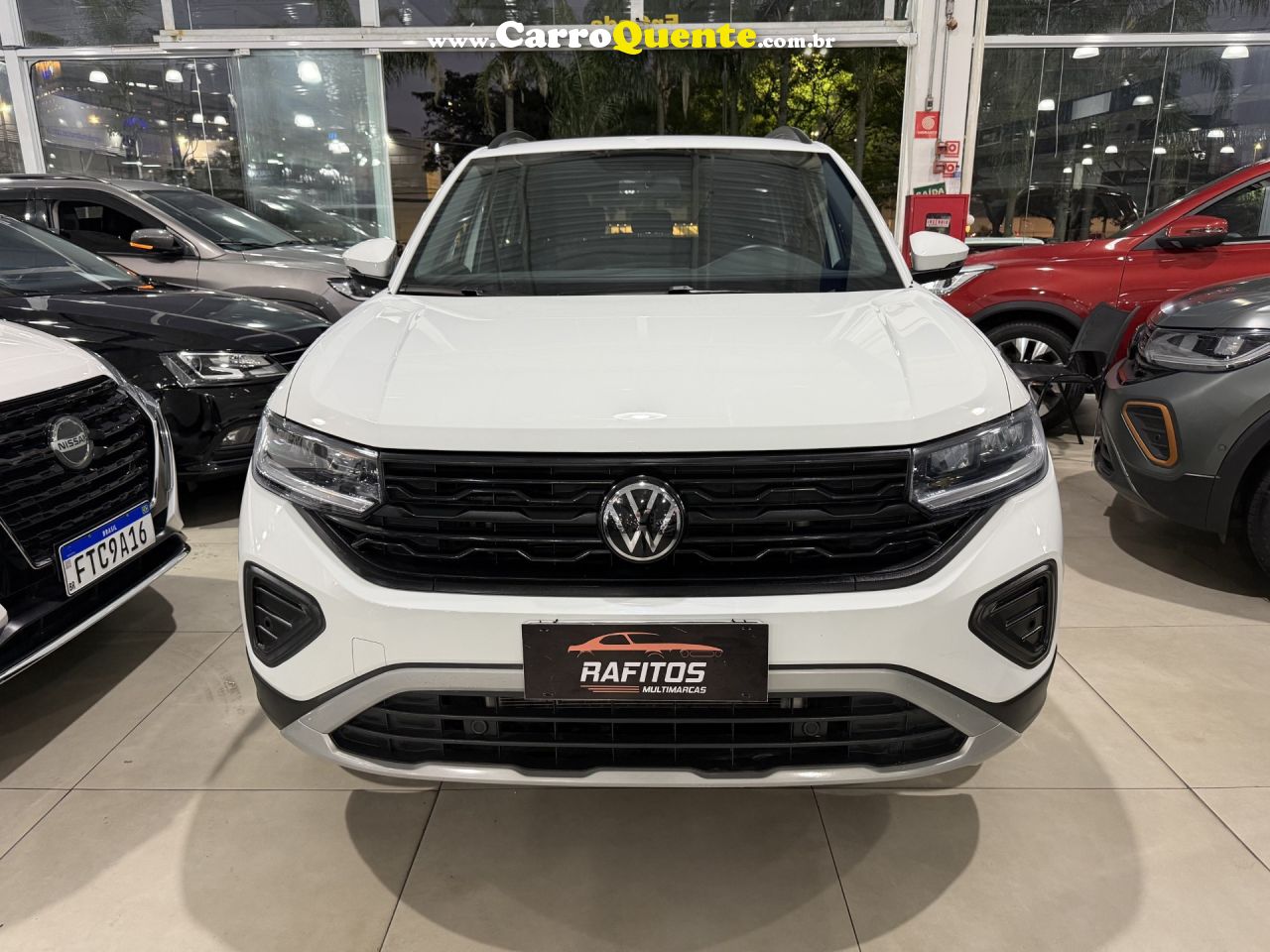 VOLKSWAGEN   T-CROSS 1.0 TSI FLEX 12V 5P AUT.   BRANCO 2025 1.0 FLEX - Loja