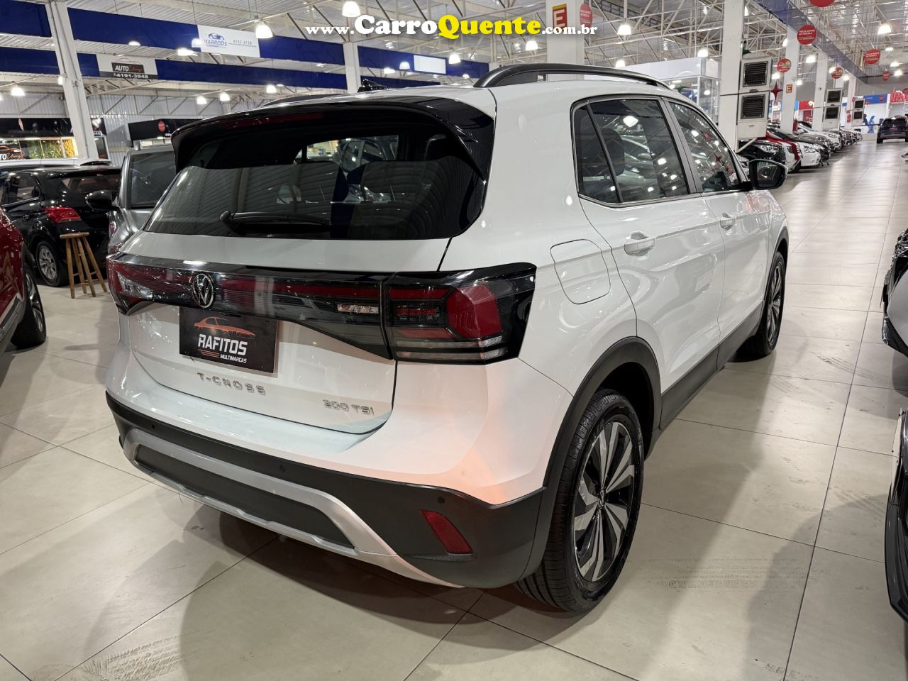 VOLKSWAGEN   T-CROSS 1.0 TSI FLEX 12V 5P AUT.   BRANCO 2025 1.0 FLEX - Loja
