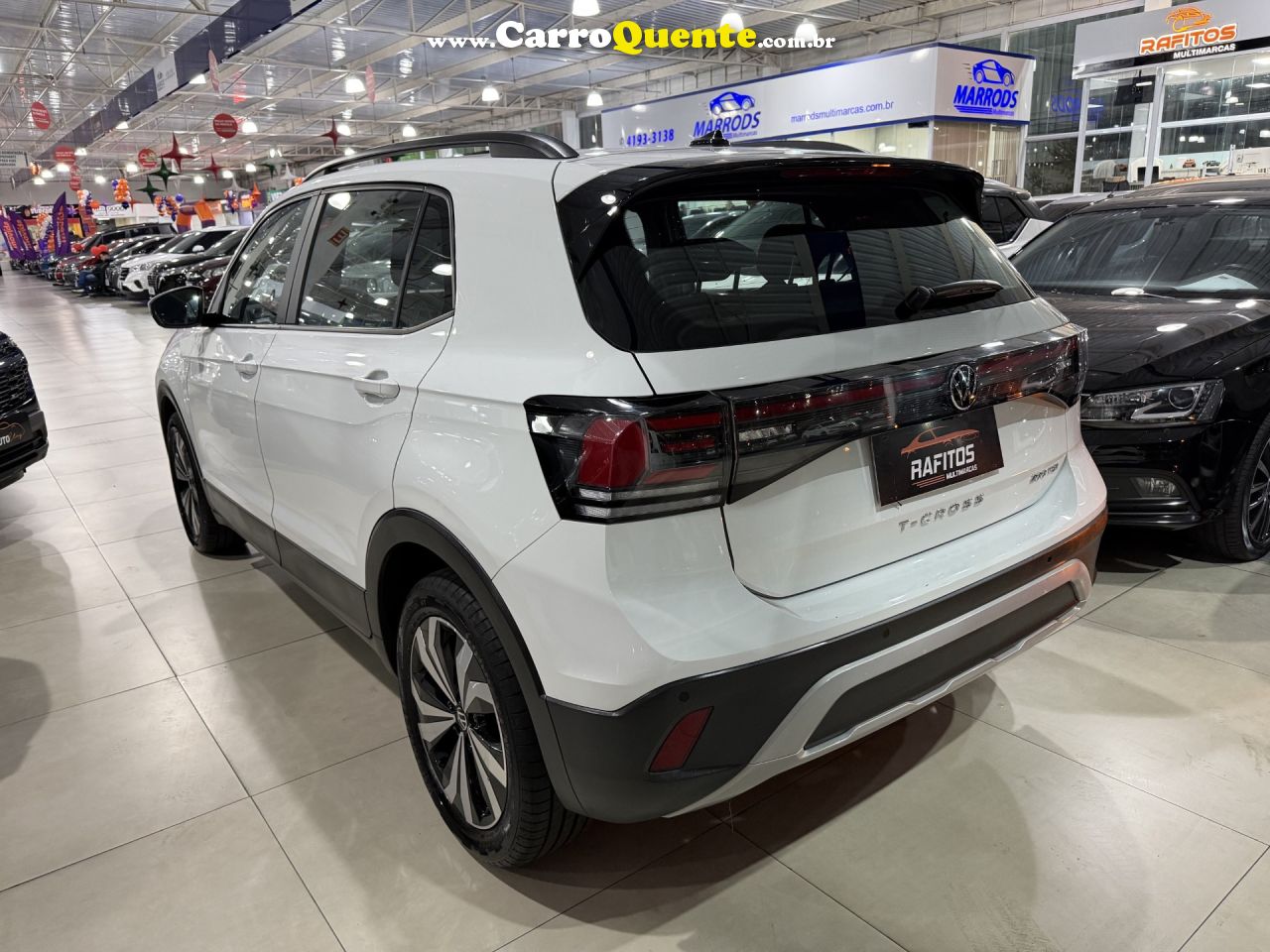 VOLKSWAGEN   T-CROSS 1.0 TSI FLEX 12V 5P AUT.   BRANCO 2025 1.0 FLEX - Loja