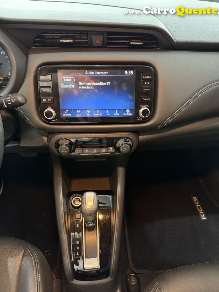 NISSAN   KICKS EXCLUSIVE 1.6 16V FLEX AUT.   BRANCO 2022 1.6 FLEX - Loja