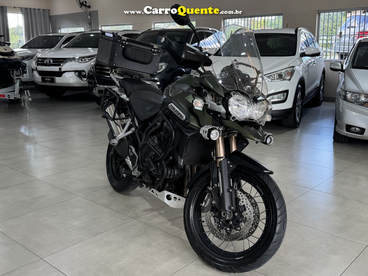 TRIUMPH   TIGER 1200 XC EXPLORER   VERDE 2015 1200 GASOLINA - Loja