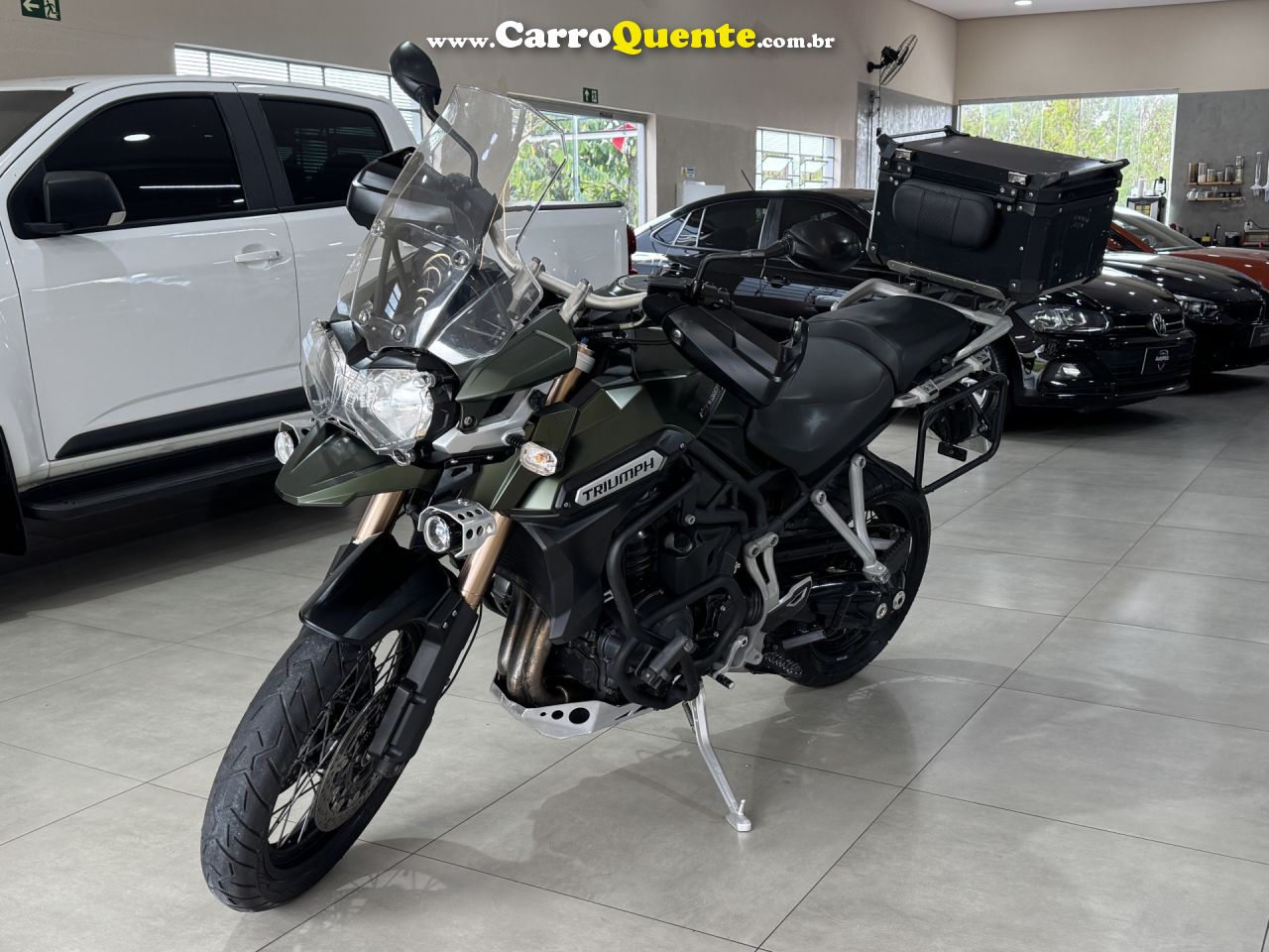 TRIUMPH   TIGER 1200 XC EXPLORER   VERDE 2015 1200 GASOLINA - Loja