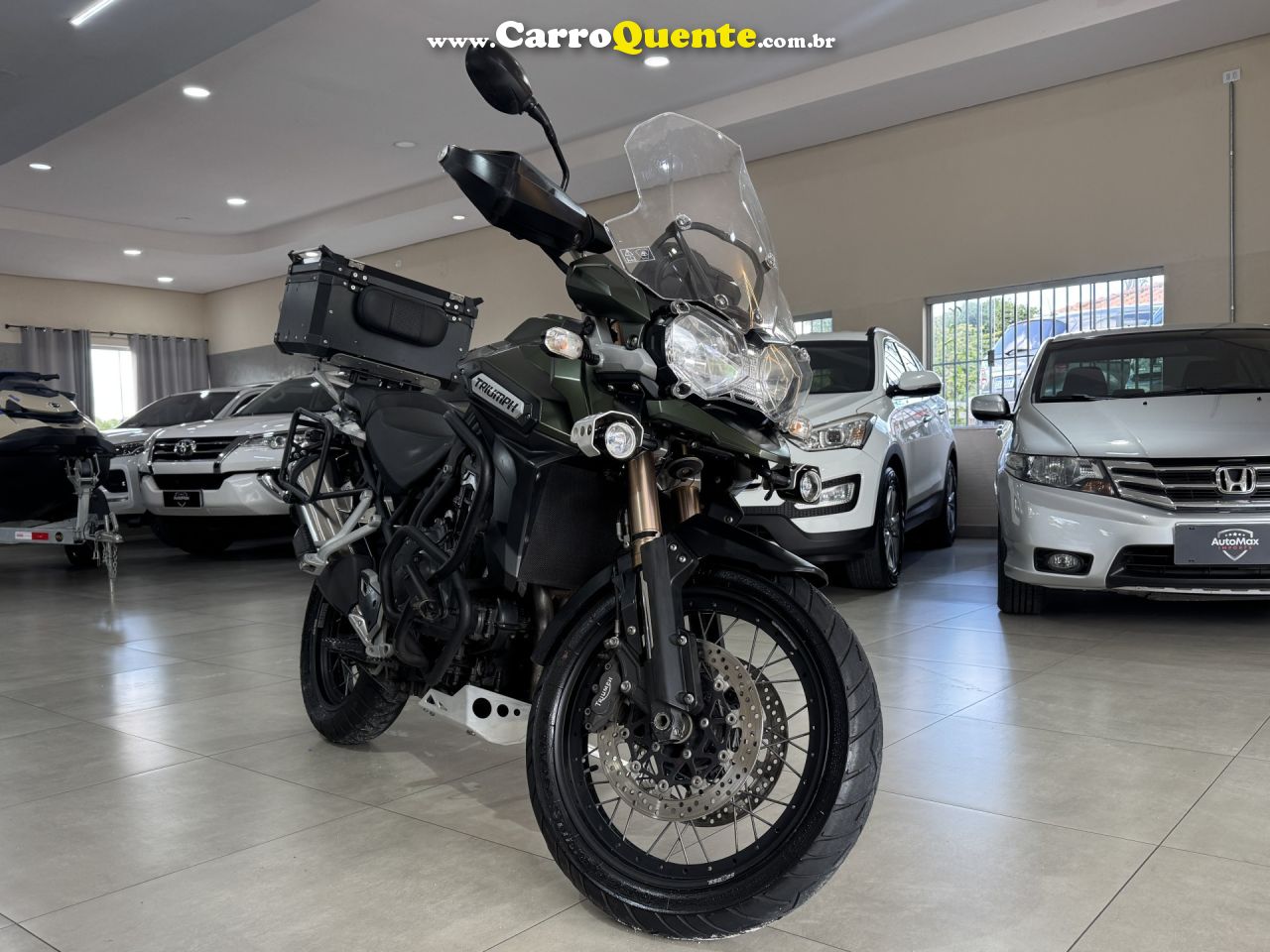 TRIUMPH   TIGER 1200 XC EXPLORER   VERDE 2015 1200 GASOLINA - Loja