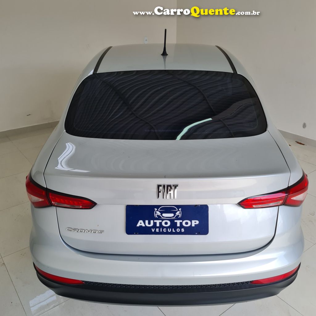 FIAT   CRONOS 1.3 8V FLEX   PRATA 2022 1.3 FLEX - Loja