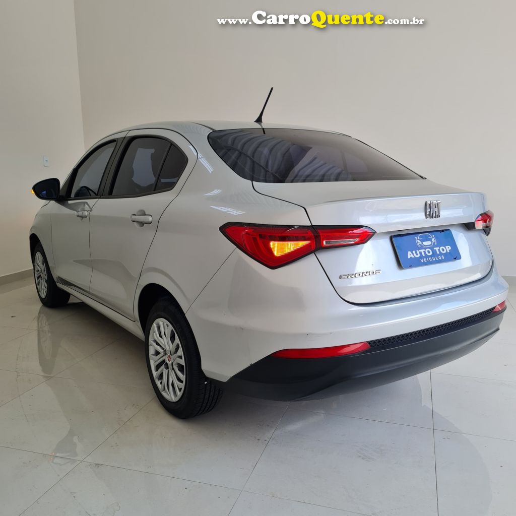 FIAT   CRONOS 1.3 8V FLEX   PRATA 2022 1.3 FLEX - Loja