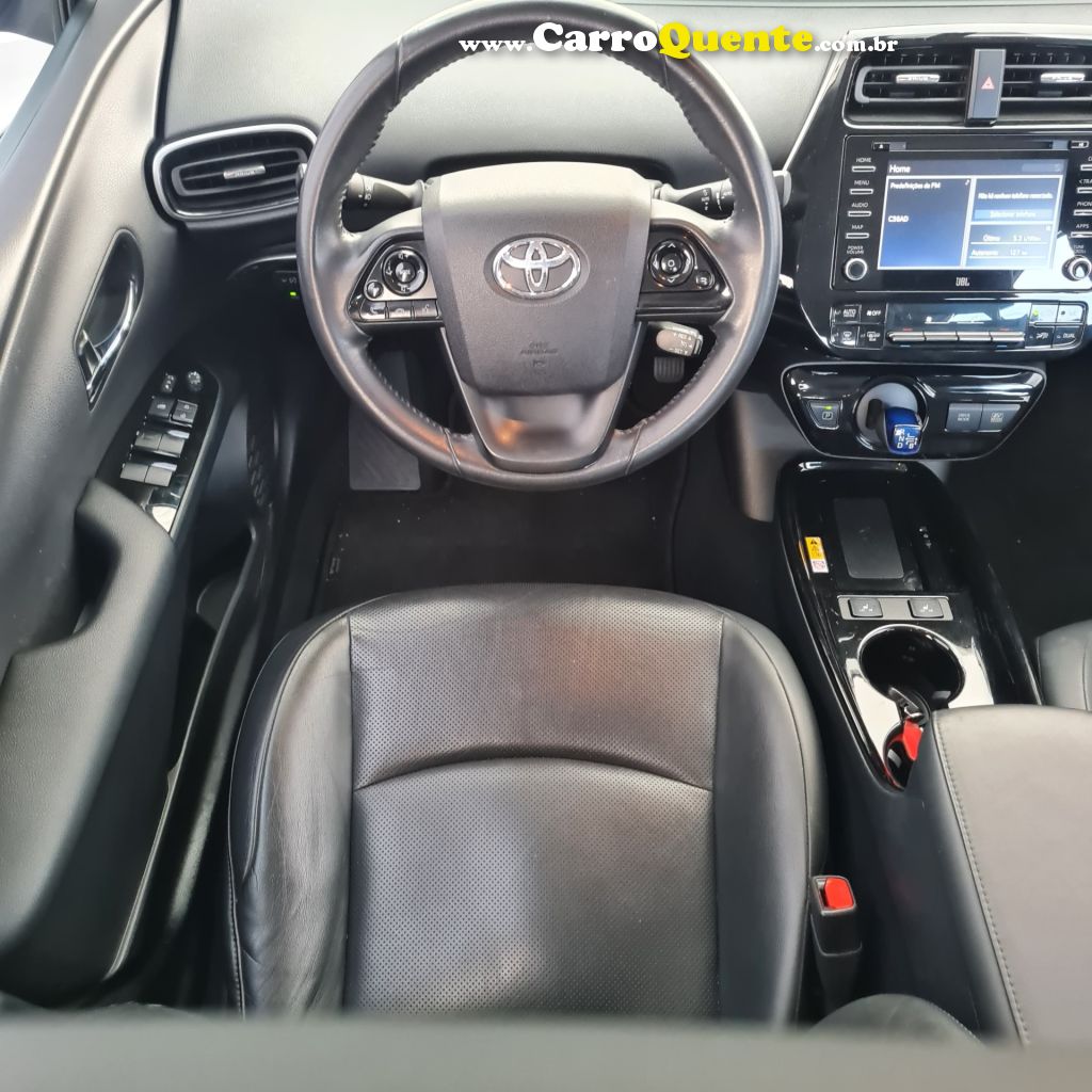 TOYOTA   PRIUS 1.8 16V 5P AUT. (HÍBRIDO)   VERMELHO 2019 1.8 GASOLINA E ELÉTRICO - Loja