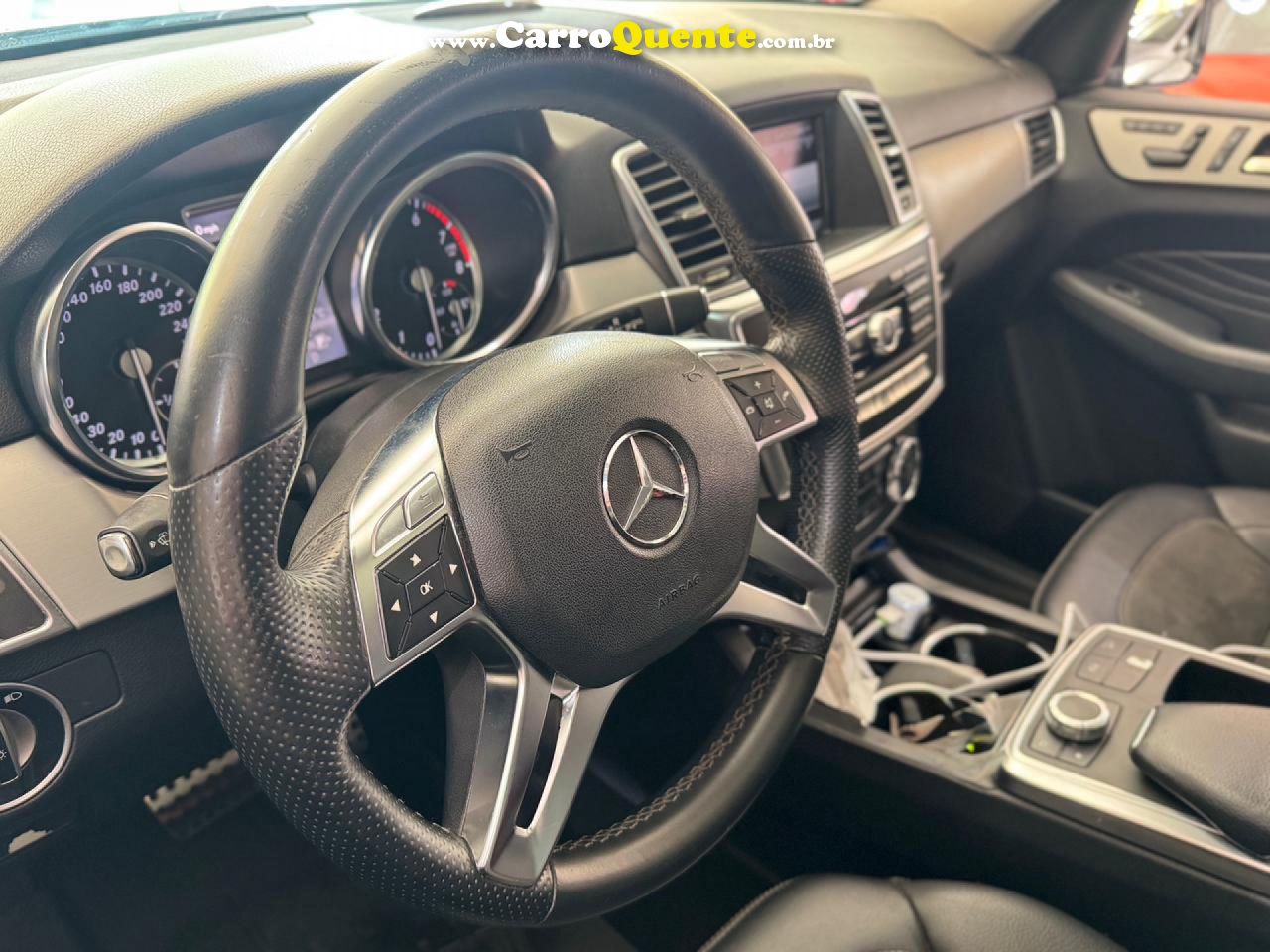 MERCEDES-BENZ   ML-350 SPORT CGI 3.5 V6 306CV 4X4 AUT.   CINZA 2013 3.5 GASOLINA - Loja