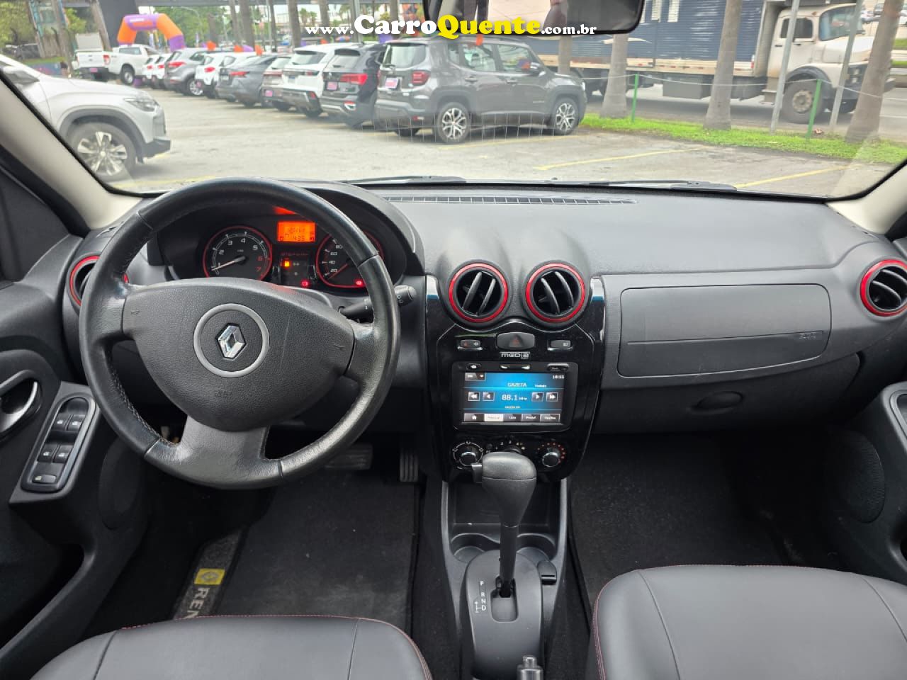 RENAULT   SANDERO STEPWAY HI-FLEX 1.6 16V 5P AUT.   PRATA 2014 1.6 GASOLINA - Loja