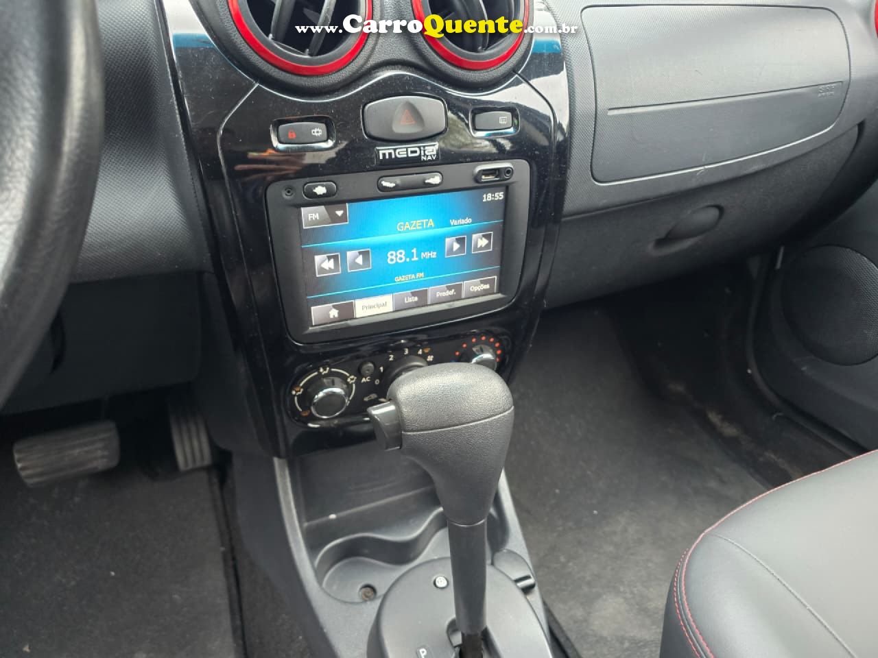 RENAULT   SANDERO STEPWAY HI-FLEX 1.6 16V 5P AUT.   PRATA 2014 1.6 GASOLINA - Loja