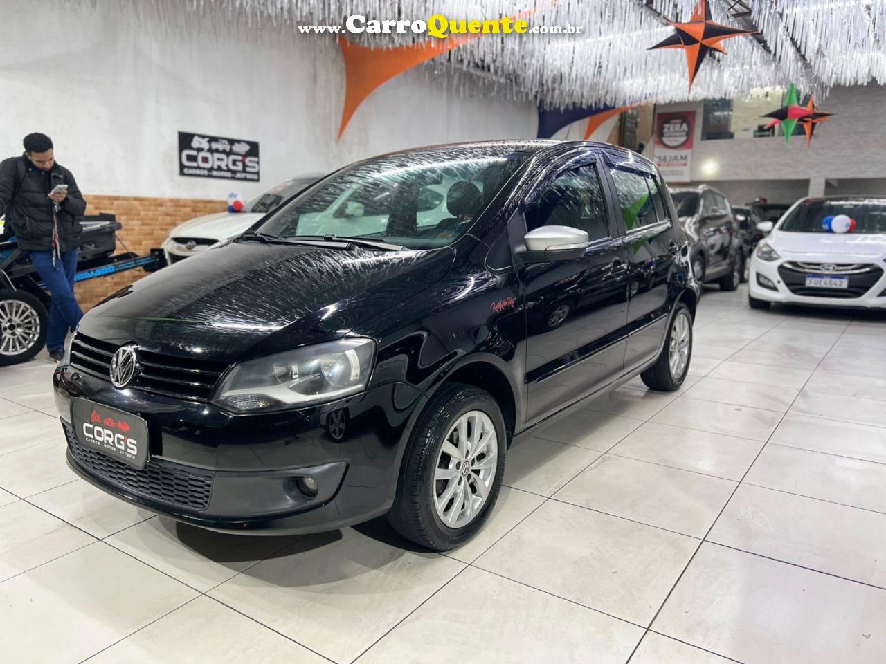 VOLKSWAGEN   FOX ROCK IN RIO 1.6 MI TOTAL FLEX 8V 5P   PRETO 2014 1.6 FLEX - Loja