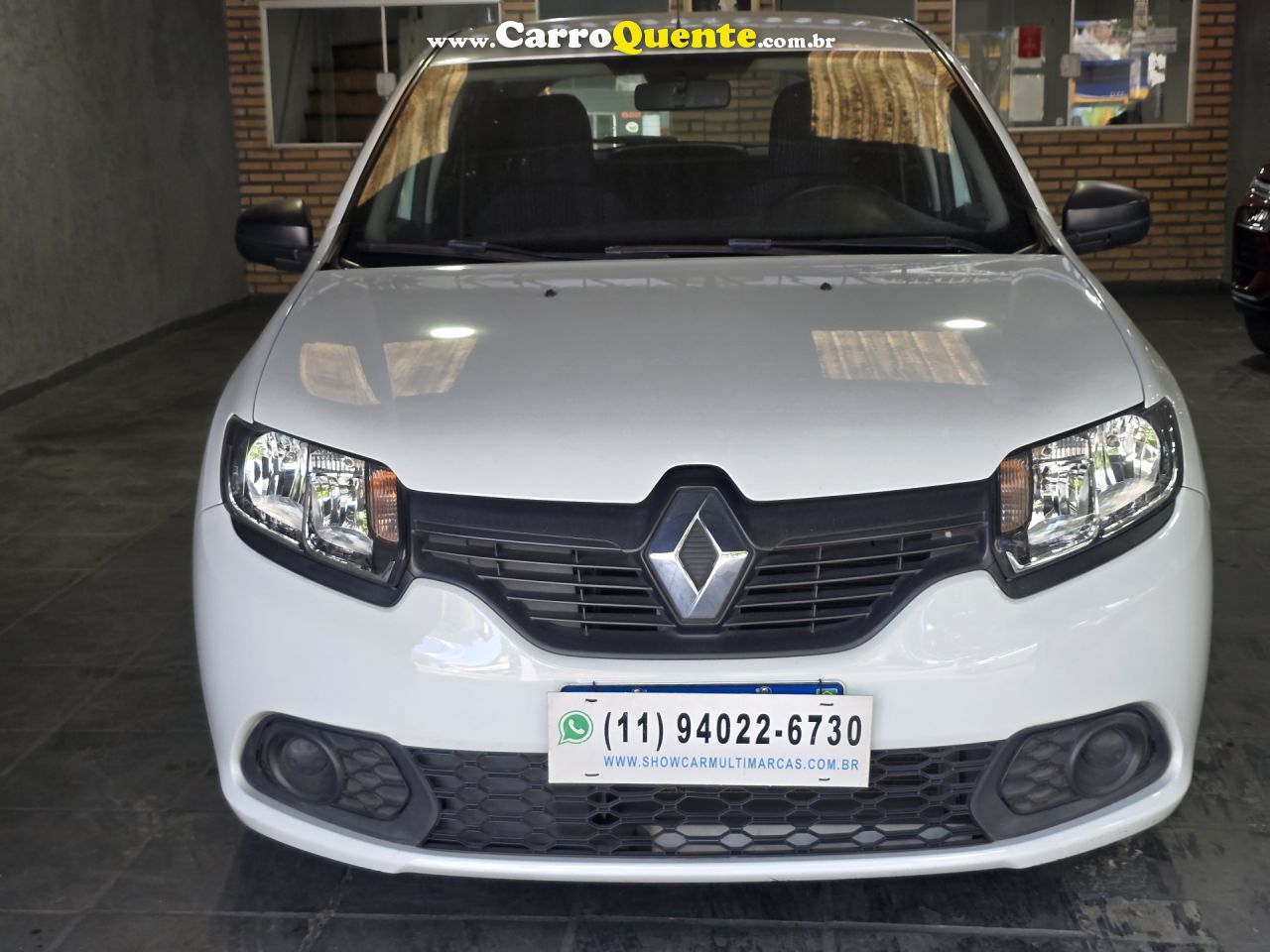 RENAULT   SANDERO AUTHENTIQUE FLEX 1.0 12V 5P   BRANCO 2020 1.0 FLEX - Loja