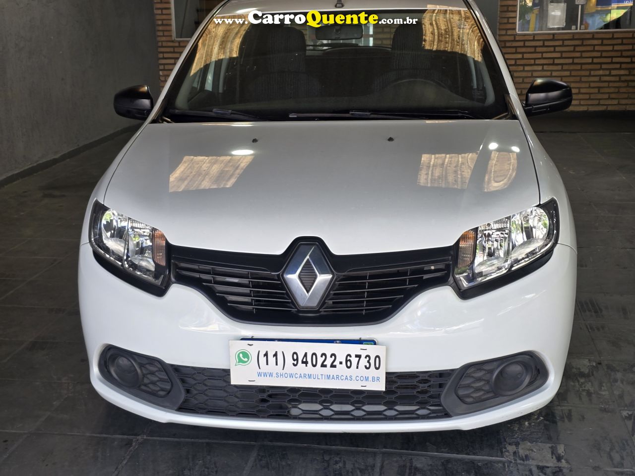 RENAULT   SANDERO AUTHENTIQUE FLEX 1.0 12V 5P   BRANCO 2020 1.0 FLEX - Loja