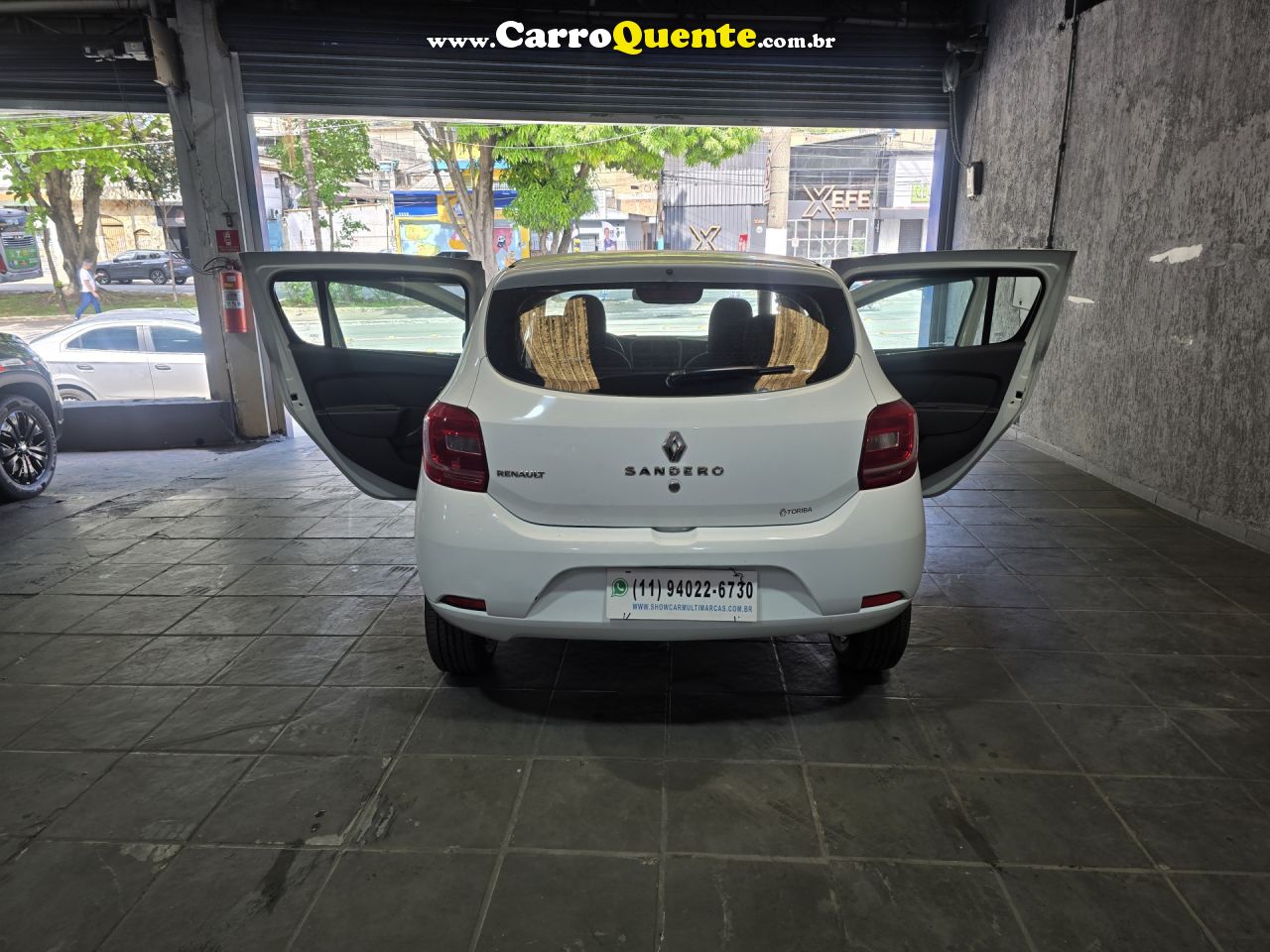 RENAULT   SANDERO AUTHENTIQUE FLEX 1.0 12V 5P   BRANCO 2020 1.0 FLEX - Loja