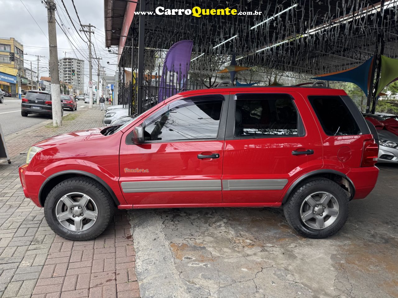 FORD   ECOSPORT XLT FREESTYLE 1.6 FLEX 8V 5P   VERMELHO 2009 1.6 FLEX - Loja