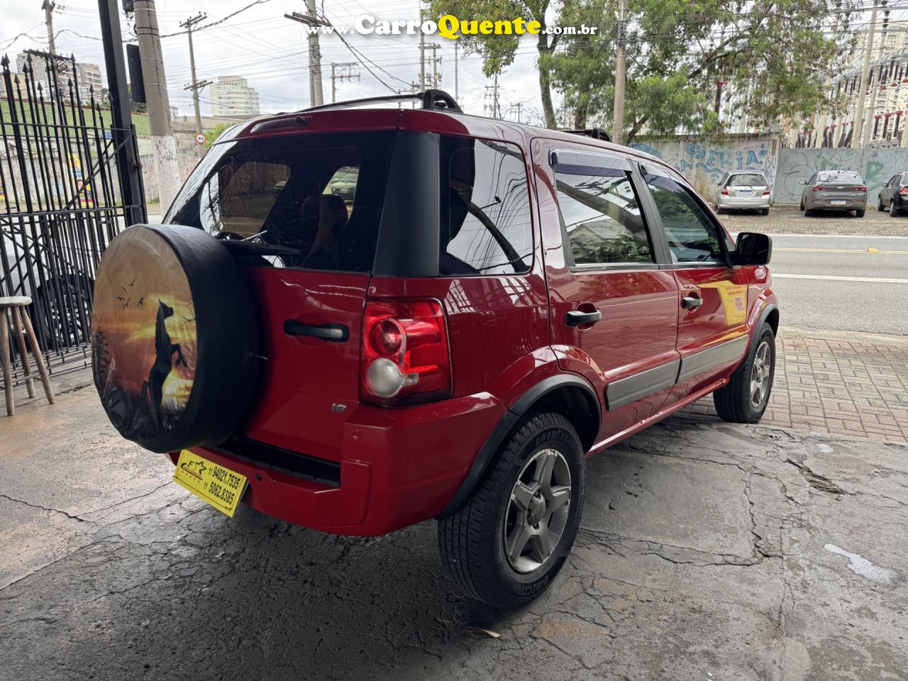 FORD   ECOSPORT XLT FREESTYLE 1.6 FLEX 8V 5P   VERMELHO 2009 1.6 FLEX - Loja