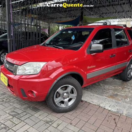 FORD   ECOSPORT XLT FREESTYLE 1.6 FLEX 8V 5P   VERMELHO 2009 1.6 FLEX
