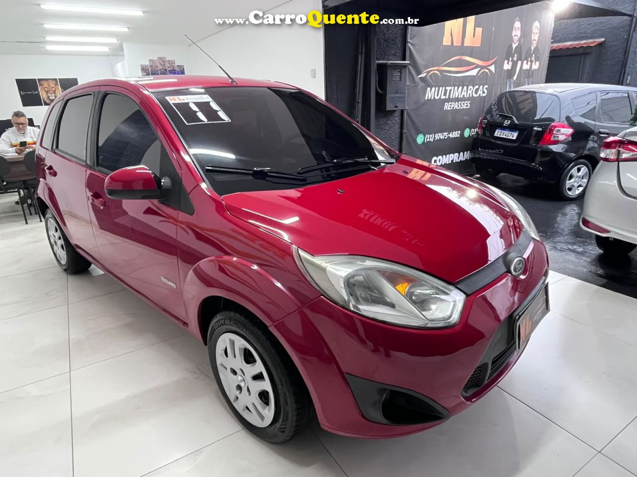 FORD   FIESTA 1.6 8V FLEXCLASS 1.6 8V FLEX 5P   VERMELHO 2011 1.6 FLEX - Loja