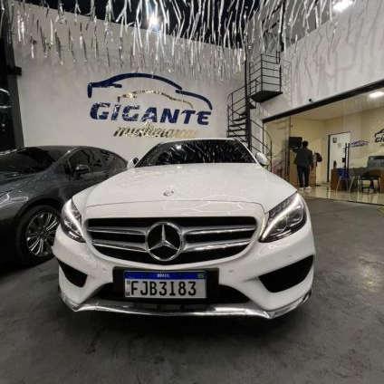 MERCEDES-BENZ   C-250 SPORT 2.0 16V 211CV AUT.   BRANCO 2016 2.0 GASOLINA