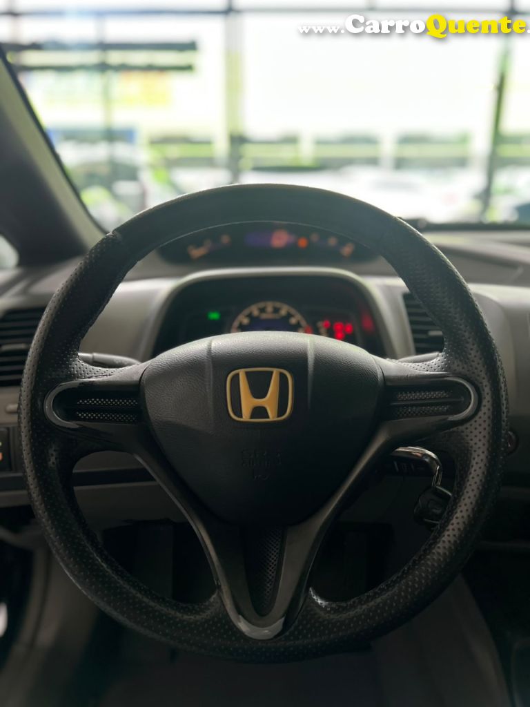 HONDA   CIVIC SEDAN LXS 1.81.8 FLEX 16V AUT. 4P   PRETO 2008 1.8 FLEX - Loja