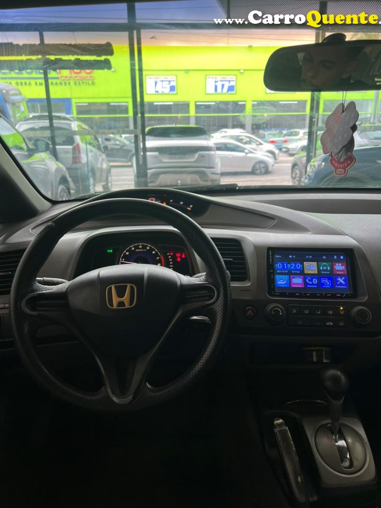 HONDA   CIVIC SEDAN LXS 1.81.8 FLEX 16V AUT. 4P   PRETO 2008 1.8 FLEX - Loja
