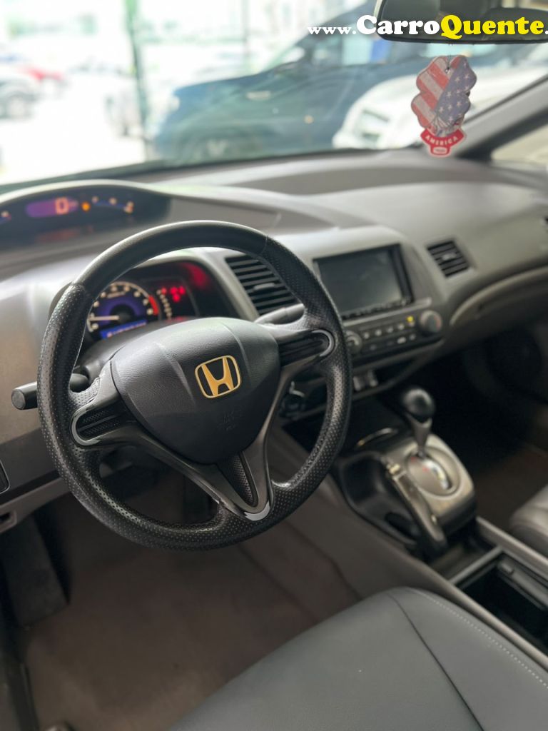 HONDA   CIVIC SEDAN LXS 1.81.8 FLEX 16V AUT. 4P   PRETO 2008 1.8 FLEX - Loja
