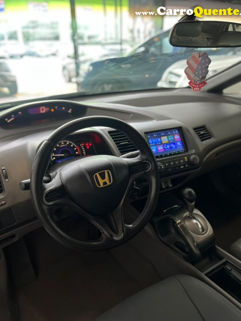 HONDA   CIVIC SEDAN LXS 1.81.8 FLEX 16V AUT. 4P   PRETO 2008 1.8 FLEX - Loja