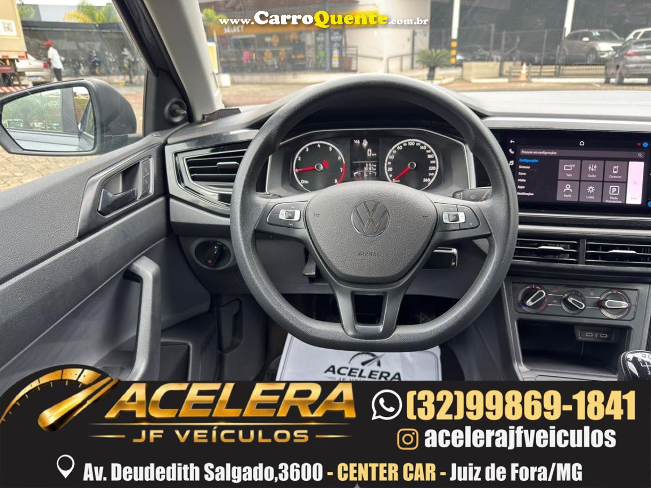 VOLKSWAGEN   POLO TRACK 1.0 FLEX 12V 5P   CINZA 2025 1.0 FLEX - Loja
