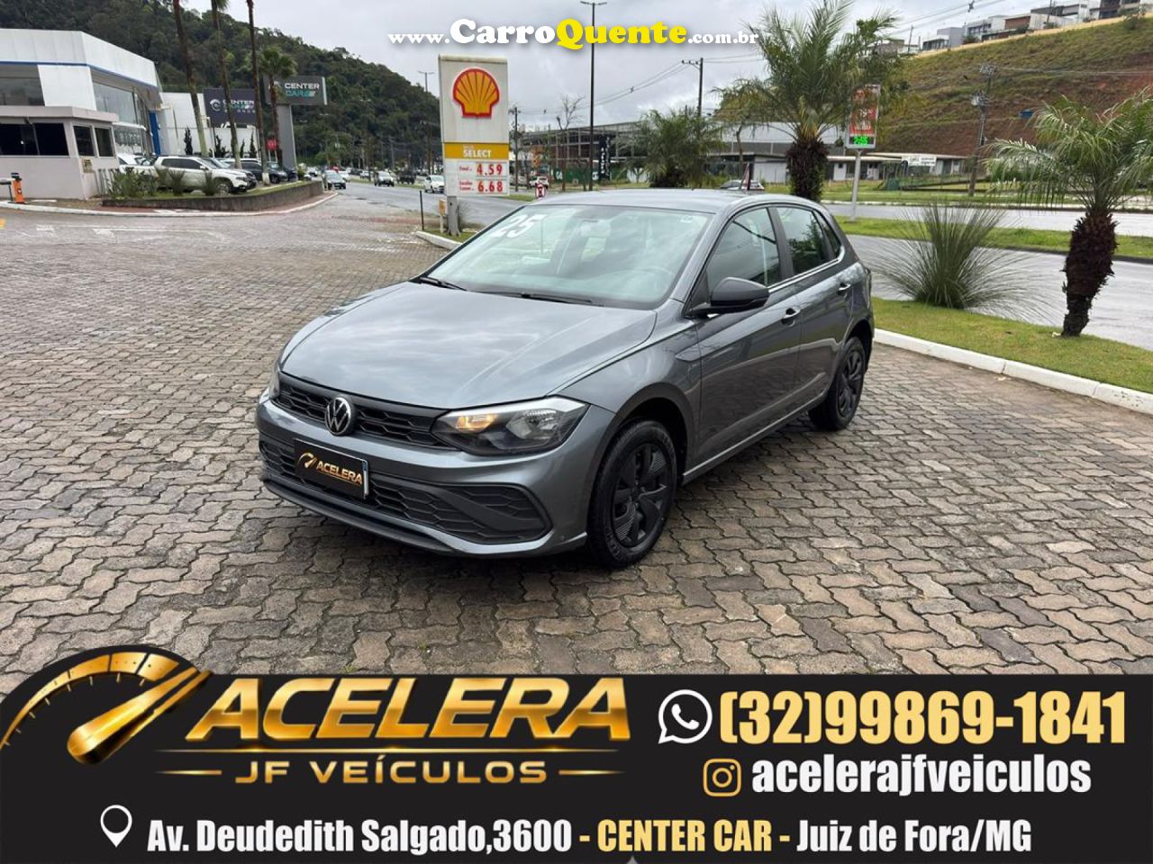 VOLKSWAGEN   POLO TRACK 1.0 FLEX 12V 5P   CINZA 2025 1.0 FLEX - Loja