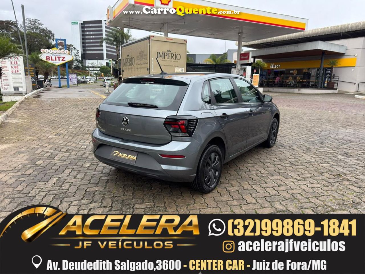 VOLKSWAGEN   POLO TRACK 1.0 FLEX 12V 5P   CINZA 2025 1.0 FLEX - Loja