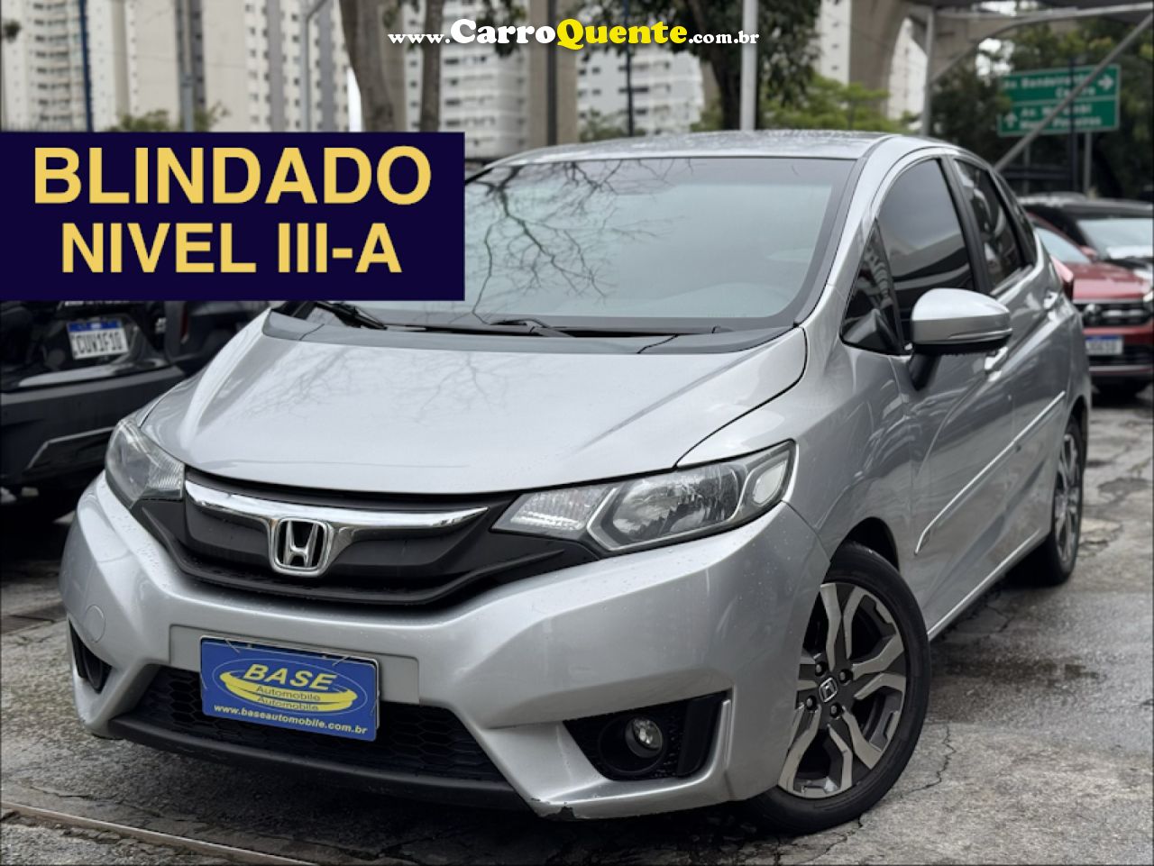 HONDA   FIT LX 1.5 FLEXONE 16V 5P AUT.   PRATA 2015 1.5 16V FLEX - Loja