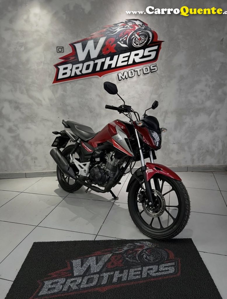 HONDA   CG 160 TITAN S FLEX   VERMELHO 2025 1.0 FLEX - Loja